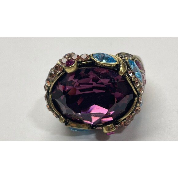 Designer Heidi Daus Rings - Etsy Size 7 Heidi Daus Gorgeous Rhinestone Fashion Ring